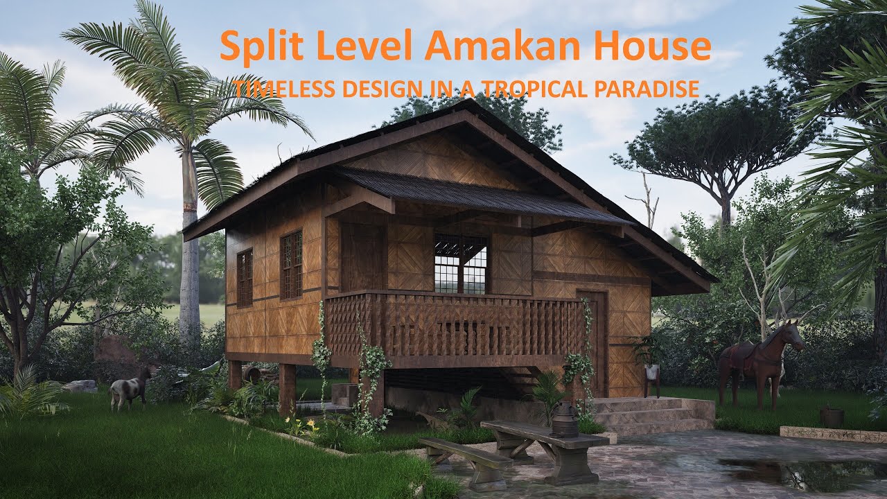 Filipino Amakan Split-Level House | Timeless Design in a Tropical Paradise