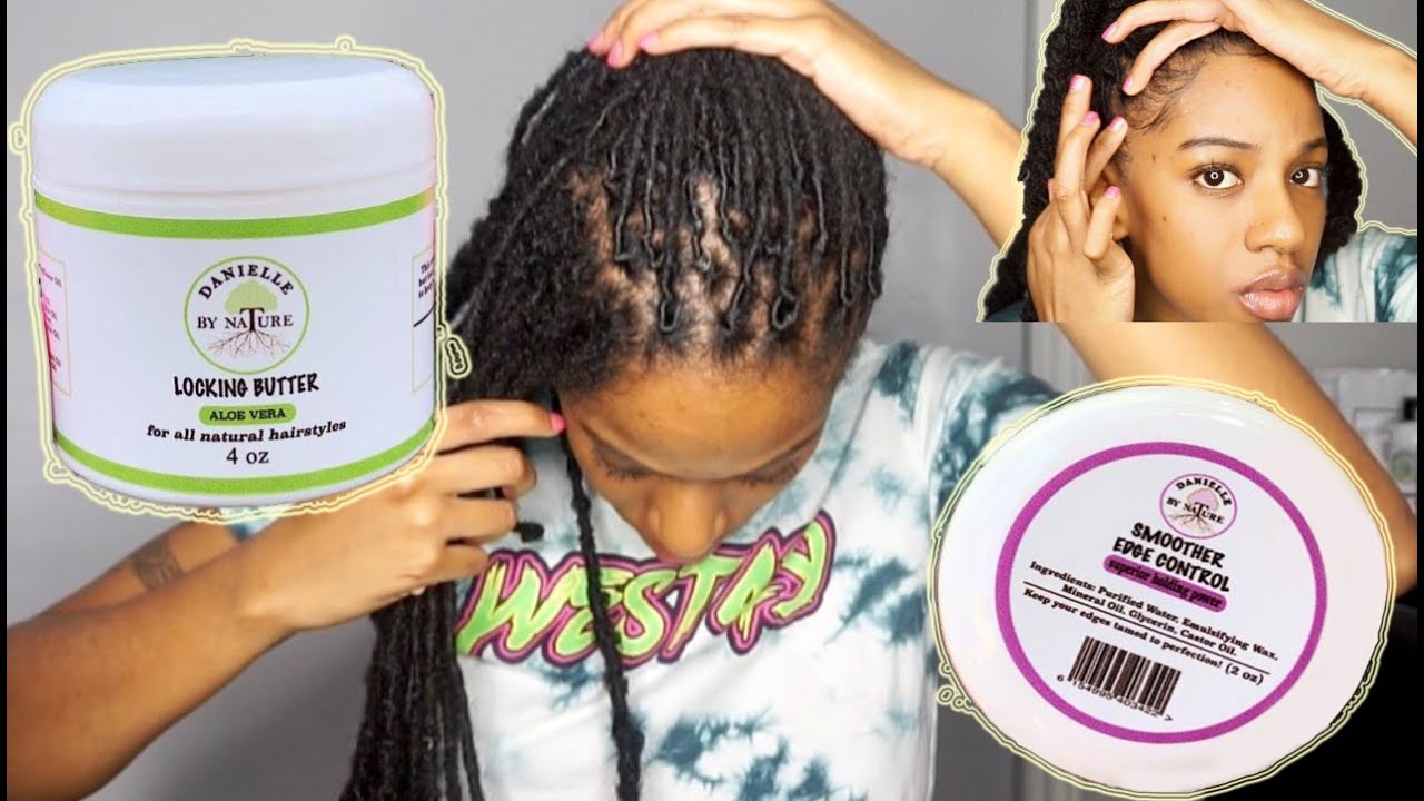 Part 2 retwisting my locs with Danielle By Nature 