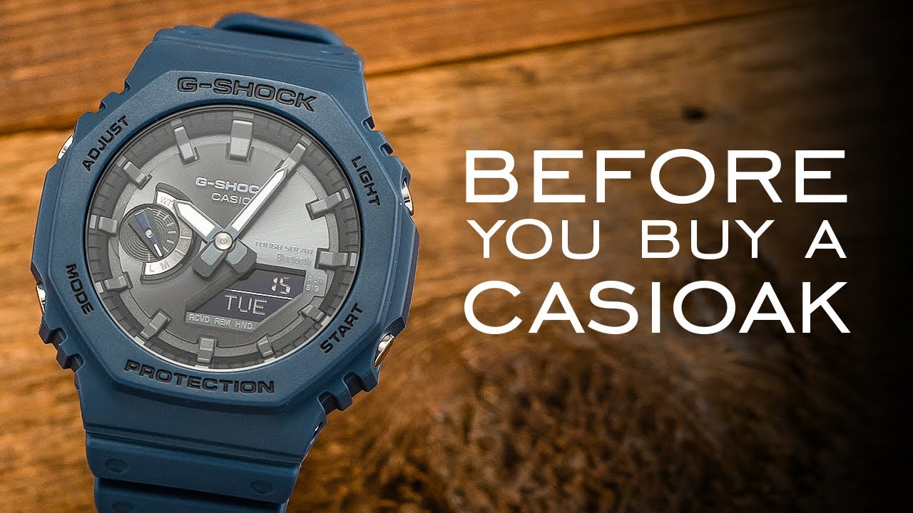 Перед покупкой часов G-Shock CasiOak (Руководство по сбору, как пользоваться и настраивать, а так...