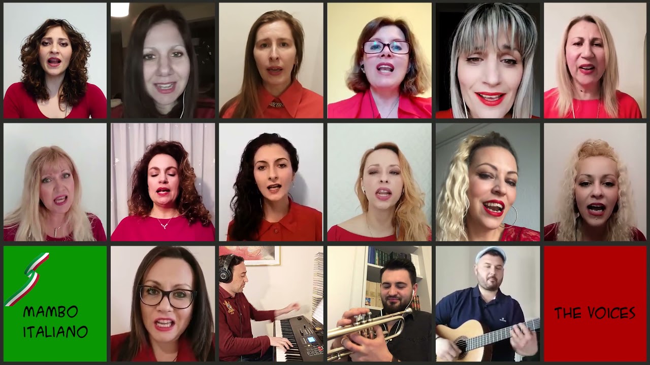Mambo Italiano   Virtual Choir ''The Voices''
