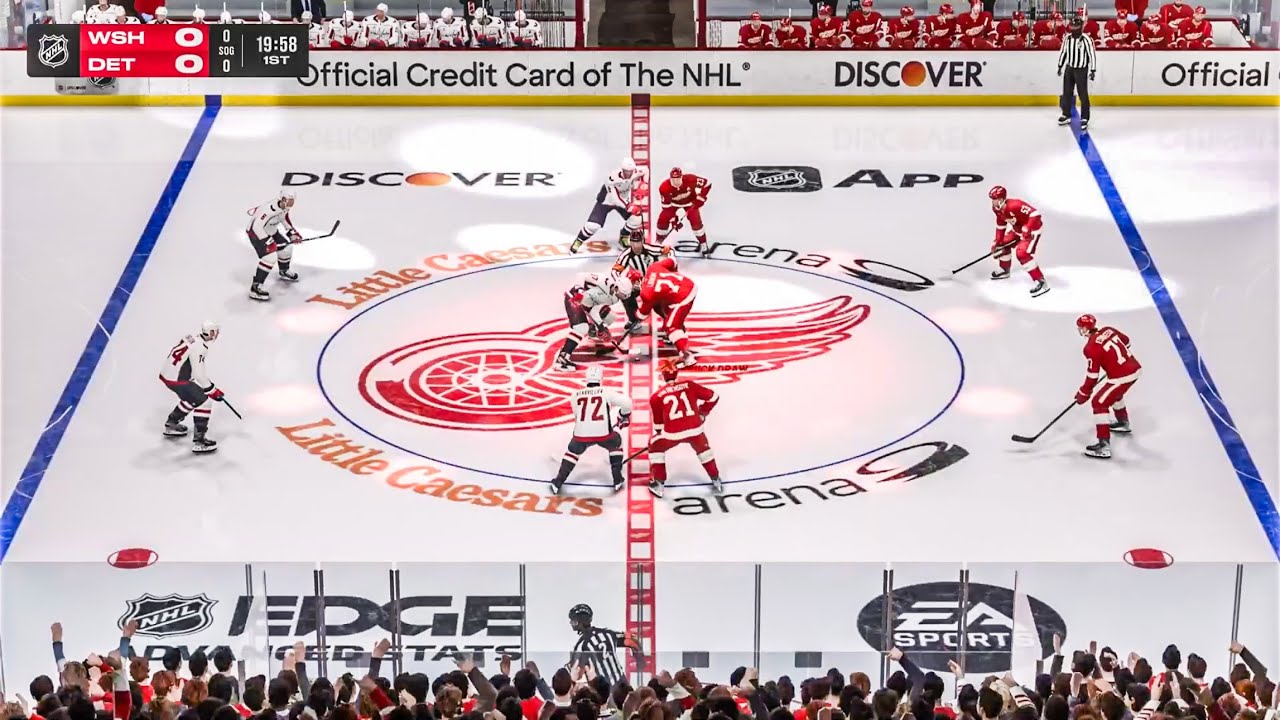 Detroit Red Wings vs Washington Capitals 1/29/2026 NHL 26 Gameplay