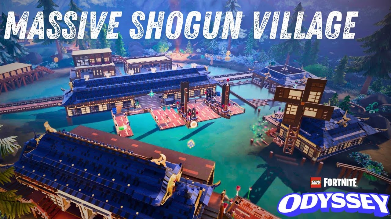 MASSIVE Shogun Village Build -Lego Fortnite