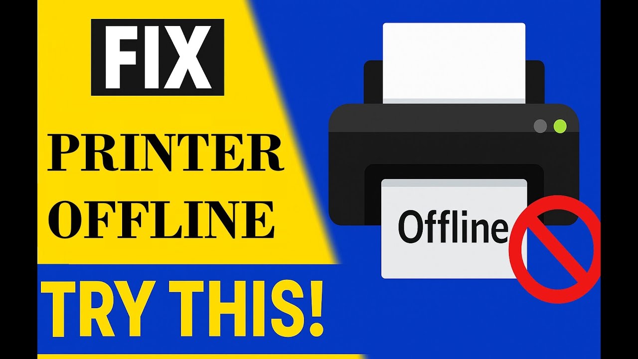 Fix Printer Offline Issue in Windows | Printer Not Working or Not Connecting? Try This! #printer