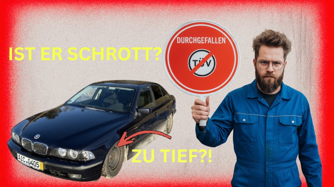 Projekt E39: Auf dem Weg zum TÜV liegen geblieben! (Es ist vorbei)