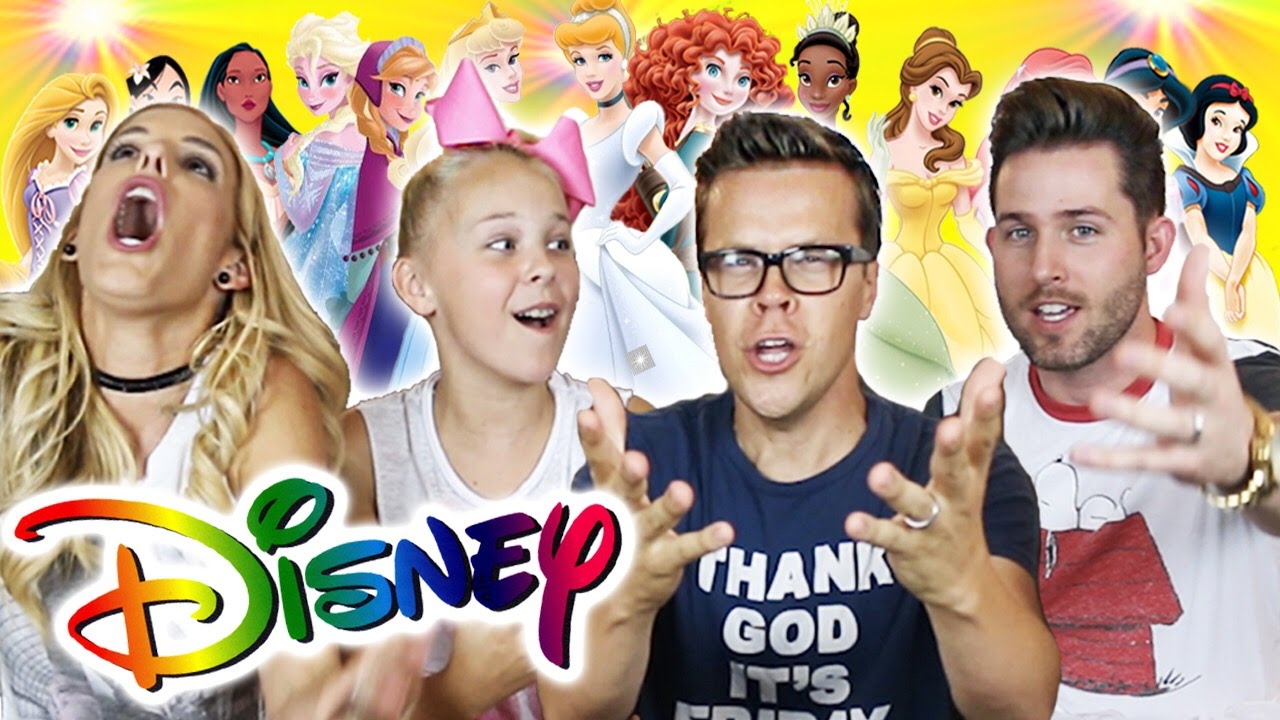 Disney Song Challenge w/ Jojo Siwa, Joshua Evans & Rebecca Zamolo