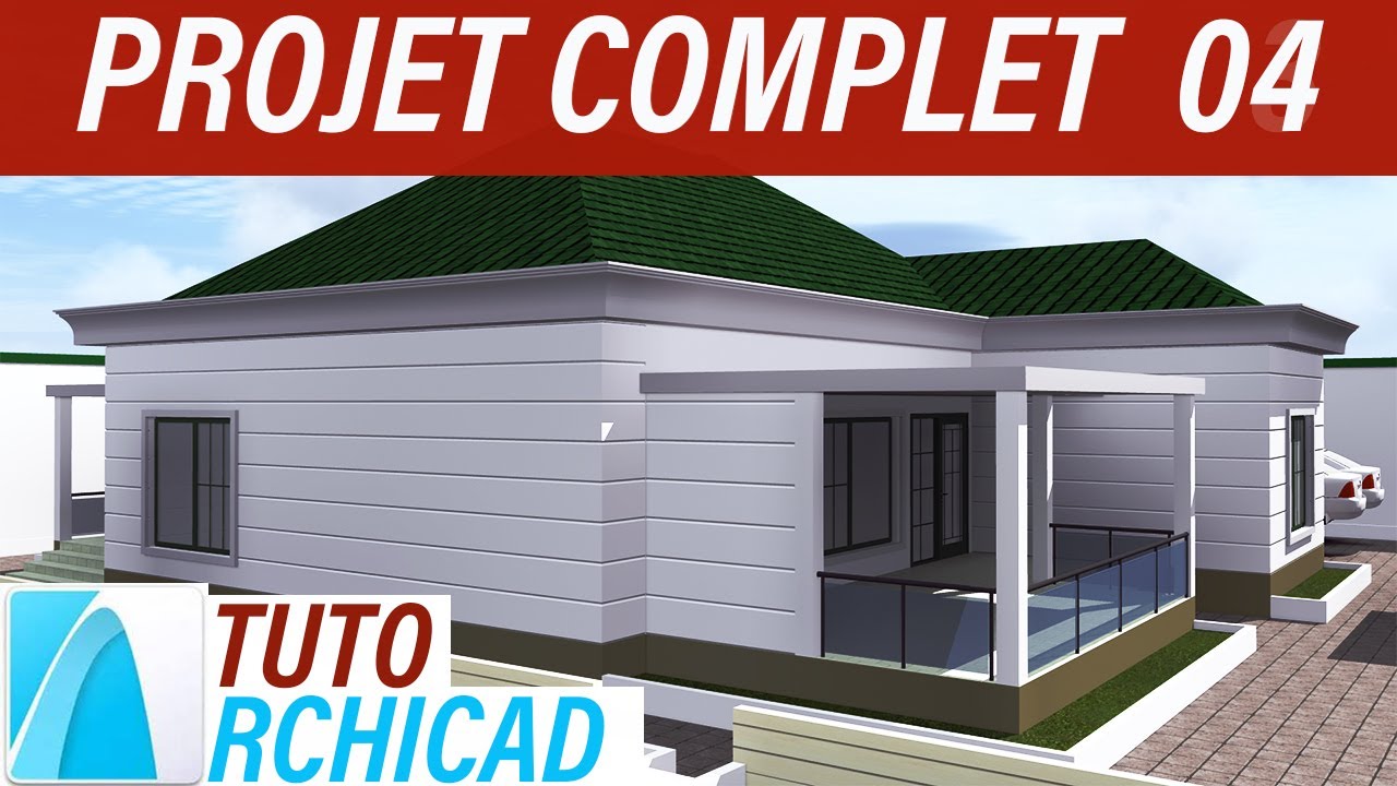 TUTORIEL ARCHICAD EN FRANCAIS  [Projet complet 04]