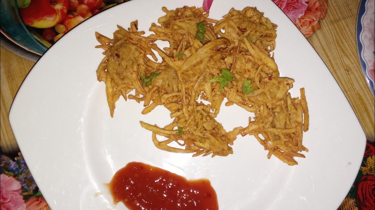Crispy Lachha Pakora Recipe| Aloo ky Lachha Pakora Recipe| Ramzan Special recipe 