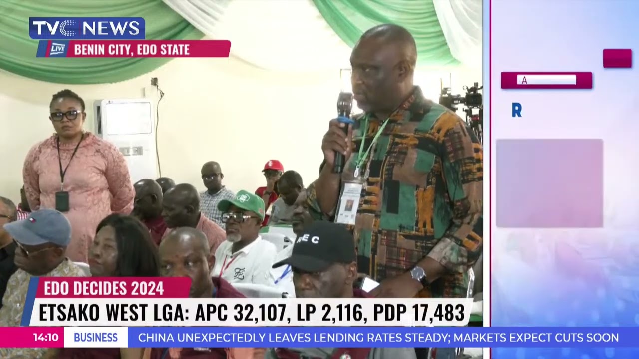 #EdoDecides2024: Announcement of Election Results from Etsako West LGA + More
