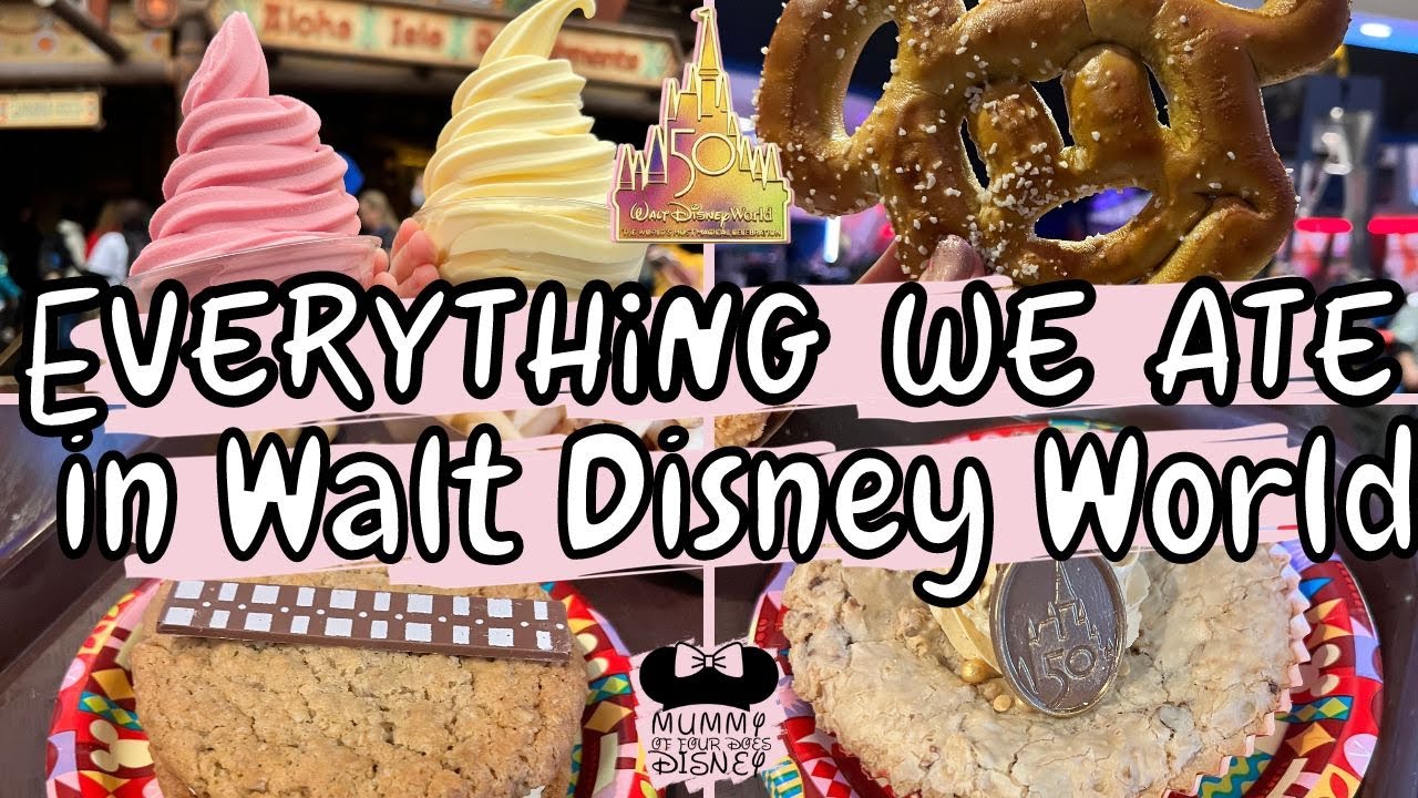 🏰 Everything We Ate At Walt Disney World | Character Dining, Quick Service & Table Service 2022