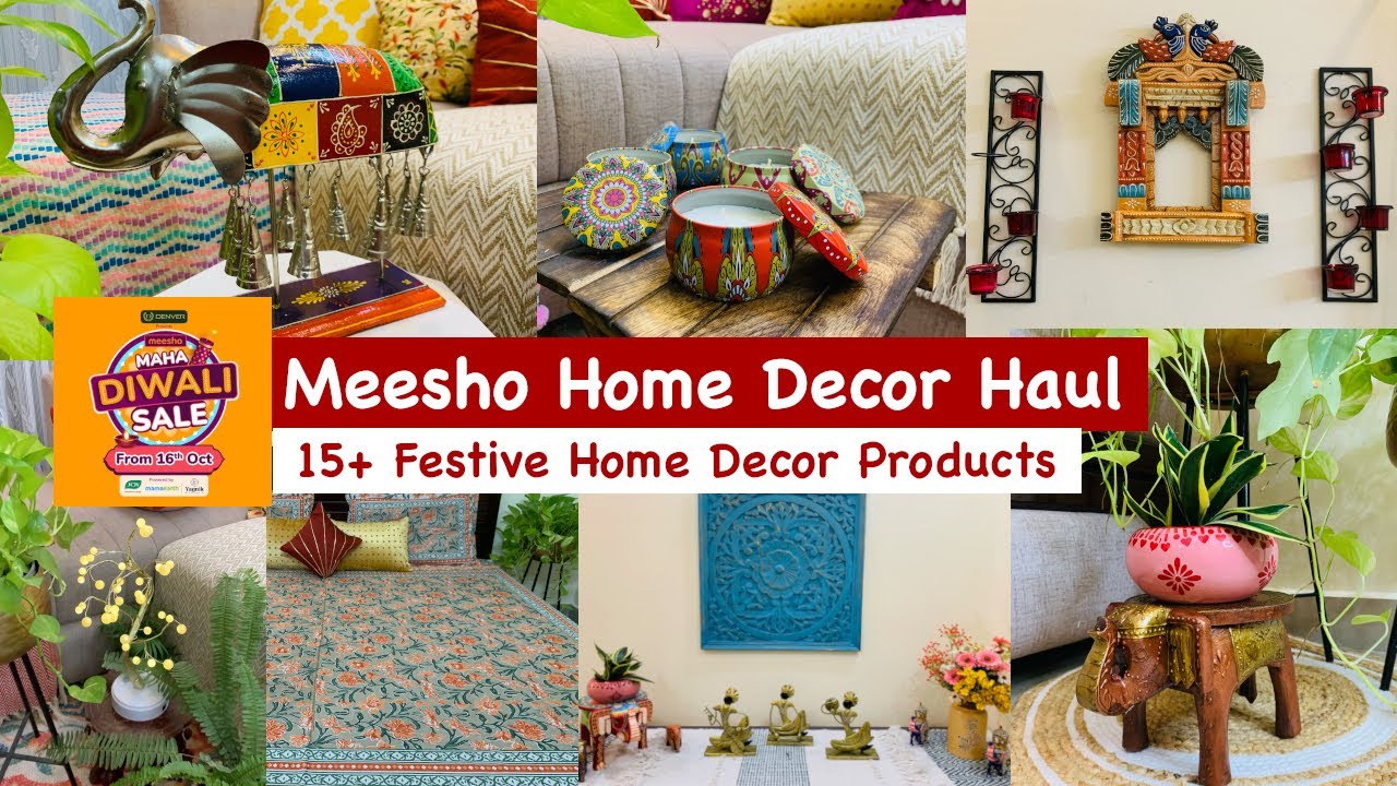 MEESHO Home Decor Haul | Simplify Your Space with Festive Meesho Collection Starting @ Rs 173
