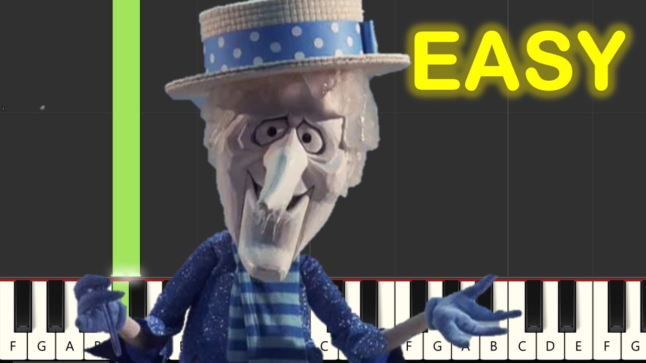 Snow Miser Heat Miser Song Piano Tutorial
