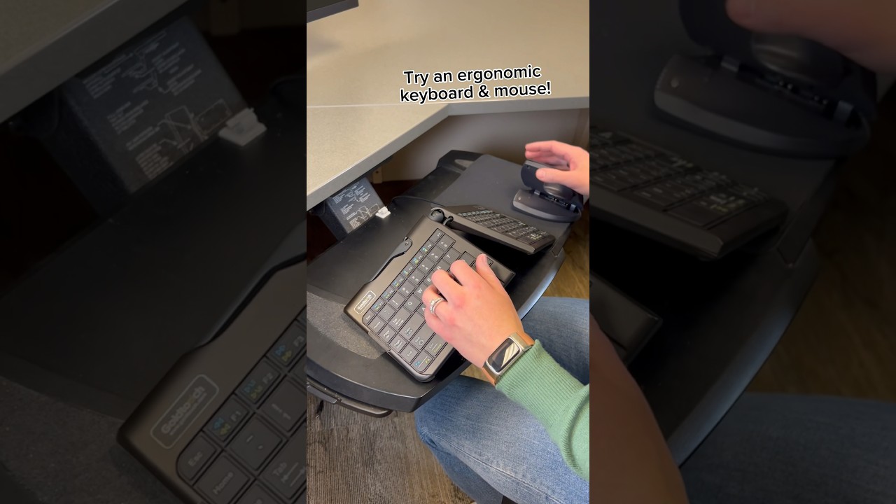 That's better! ⌨️🖱️The right ergo mouse + keyboard can make all the difference!
