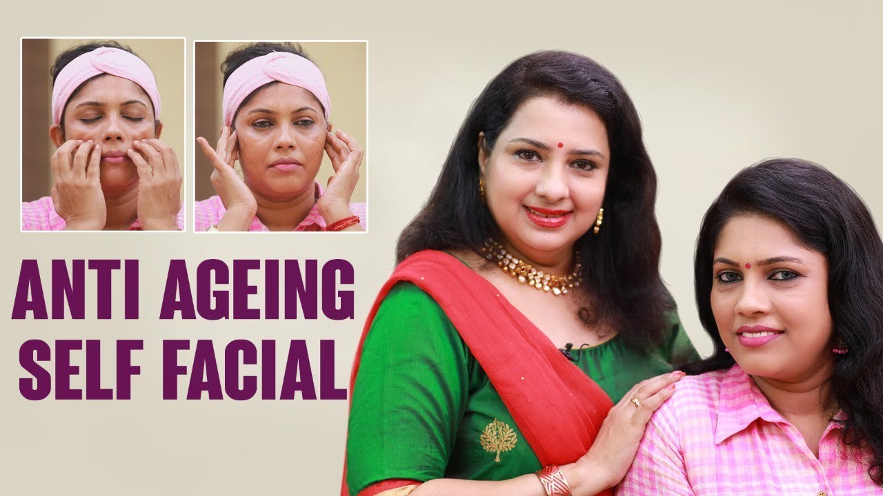 Simple Anti-Aging Self Massage | proper strokes |Vasunthara tips