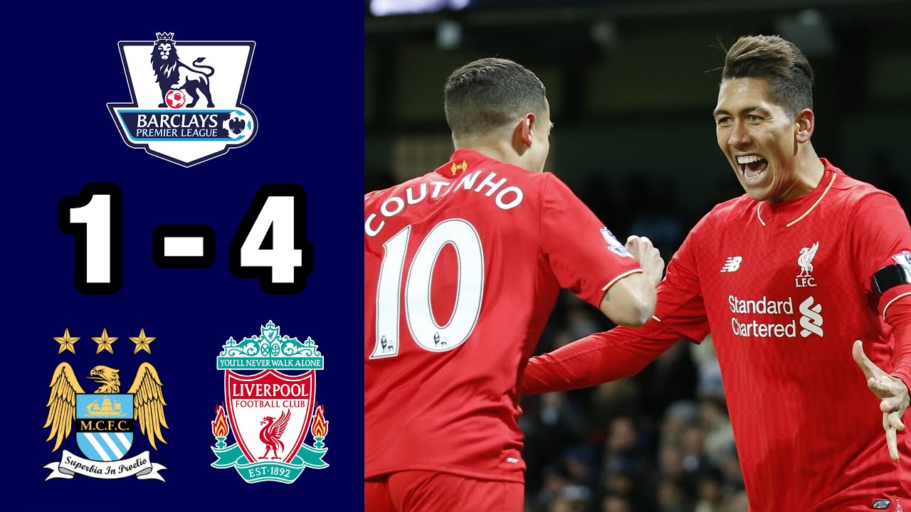 Manchester City vs Liverpool (1-4) | Extended Highlights and Goals - Premier League 2015/16