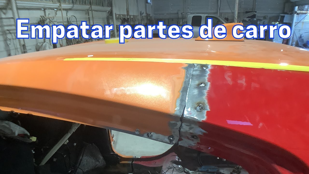 como empatar partes de carro.  preparaci&oacute;n