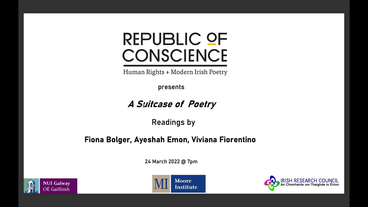 Republic of Conscience - Human Rights and Modern Irish Poetry - A Suitcase of Poetry