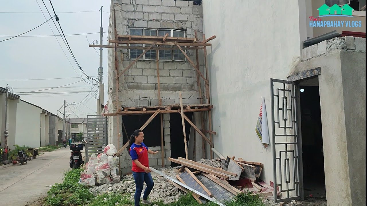 House renovation update part 3 townhouse corner unit| #firsthouseinvestment #apechomesbulacan
