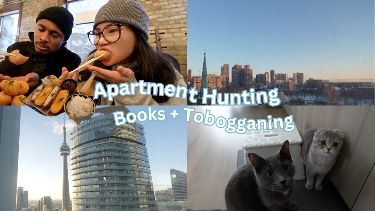 APARTMENT HUNTING In Toronto, Books, Reading for 2025, Tobogganing Vlog