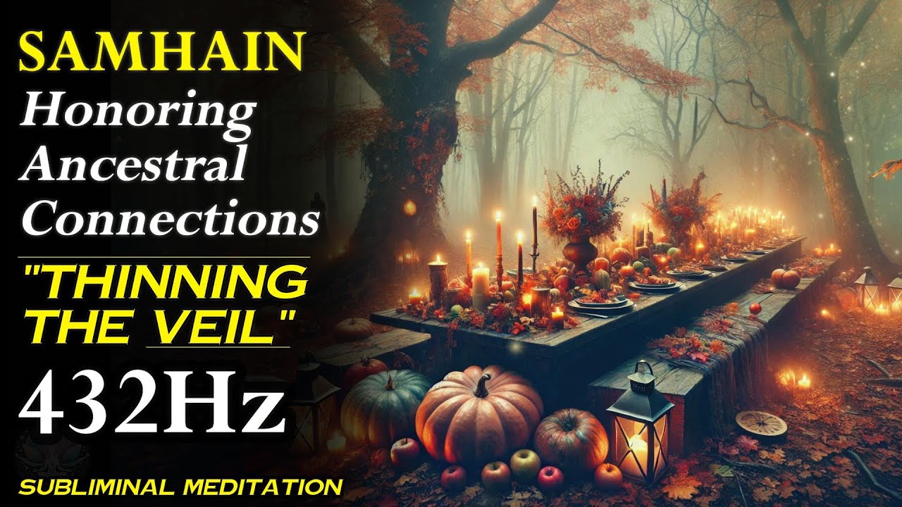 SAMHAIN 🕯️ CONNECT WITH YOUR ANCESTORS - SUBLIMINAL MEDITATION / 432Hz FREQUENCY