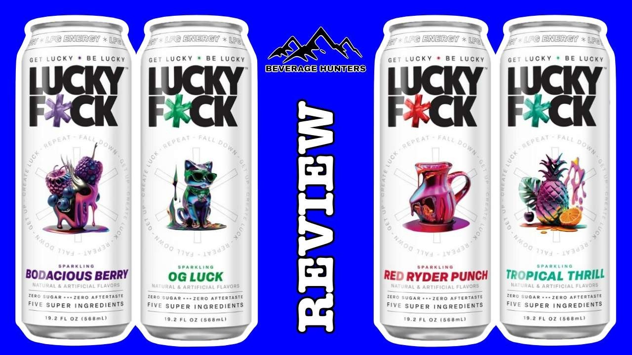 Обзор четырех вкусов энергетических напитков Lucky Energy Drinks
