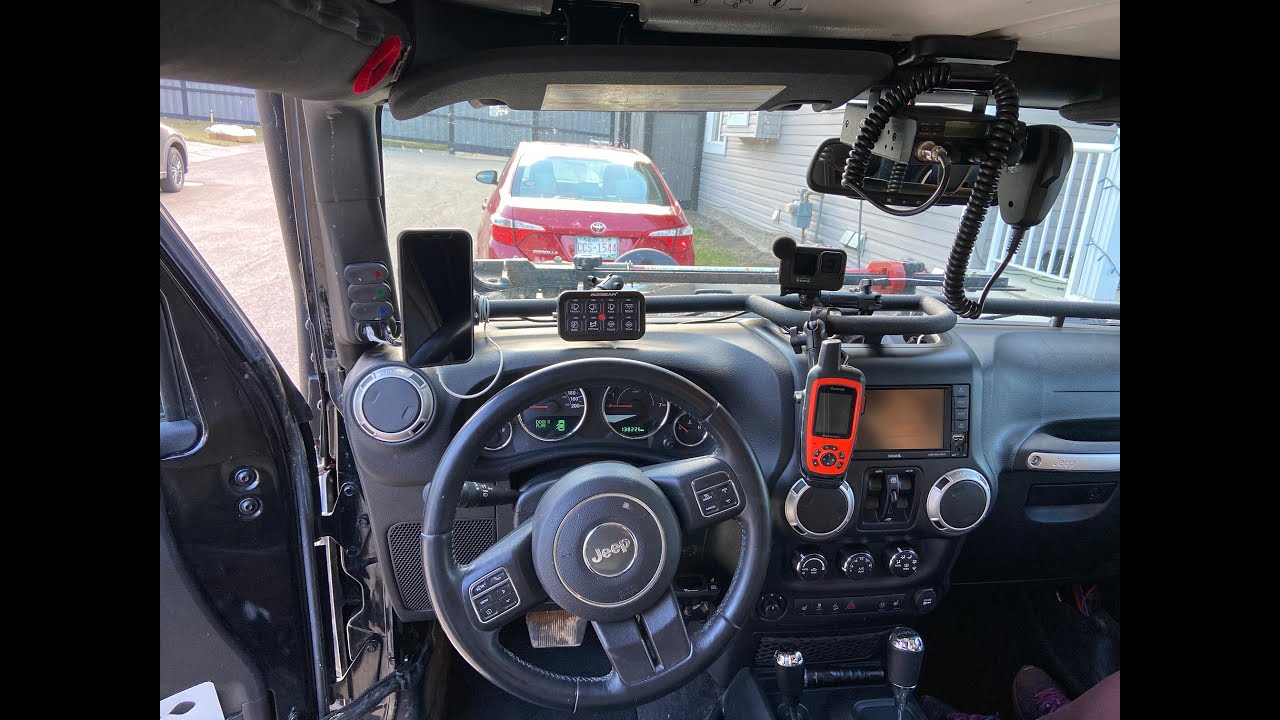 Auxbeam Switch Install on Jeep JK