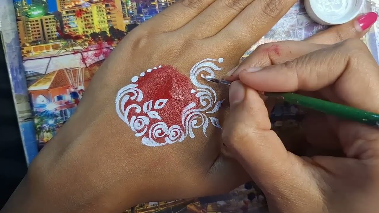 Hand kolka design 💗💗/Unique design ideas kolka 💕💕/Daily art vlog 💞💞/viral bridal hat Kolka design 😱