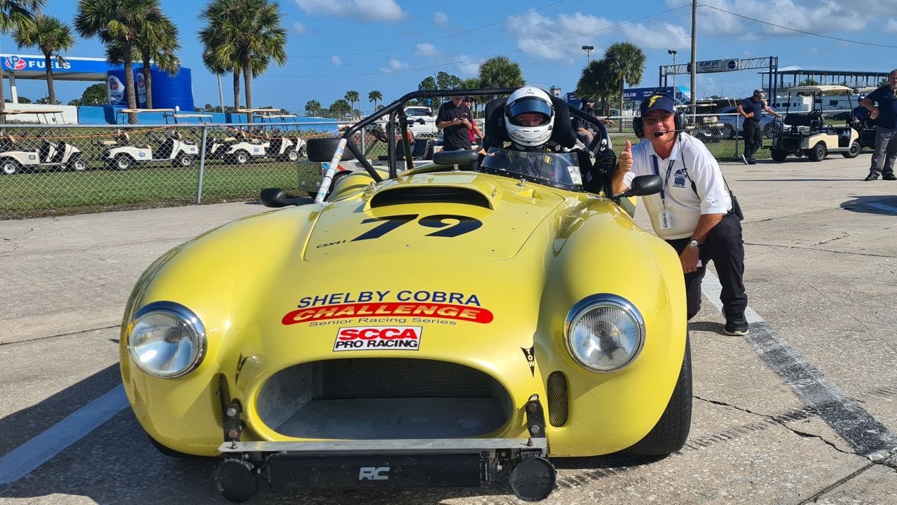 Classic Sebring 12 Hour 2022 by HSR - Onboard 1965 Shelby Cobra Challenge Racer - Alain Rüede