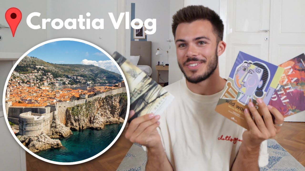 buying books by croatian authors in dubrovnik, croatia (vlog)