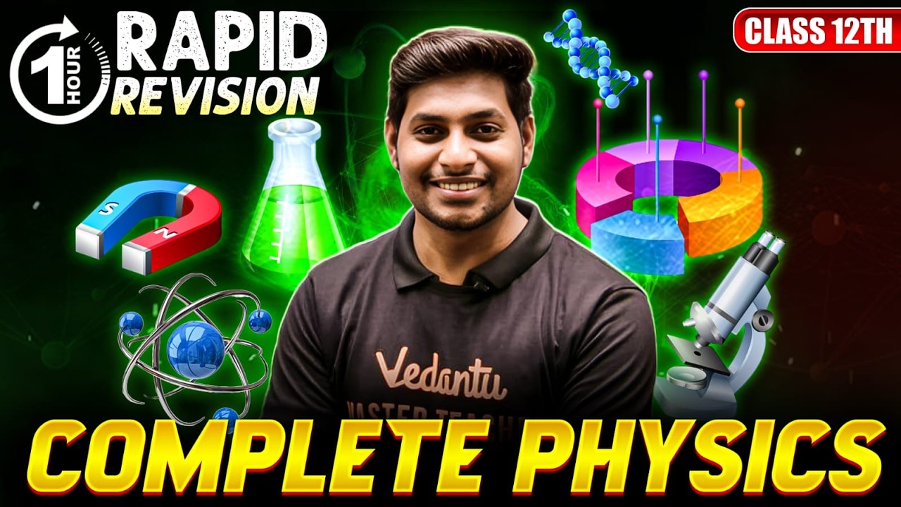 Last Kick to Your Physics Exam: 1 Hour Everything Revision!🔥 All Formulas, Graphs & Laws #hsc2026