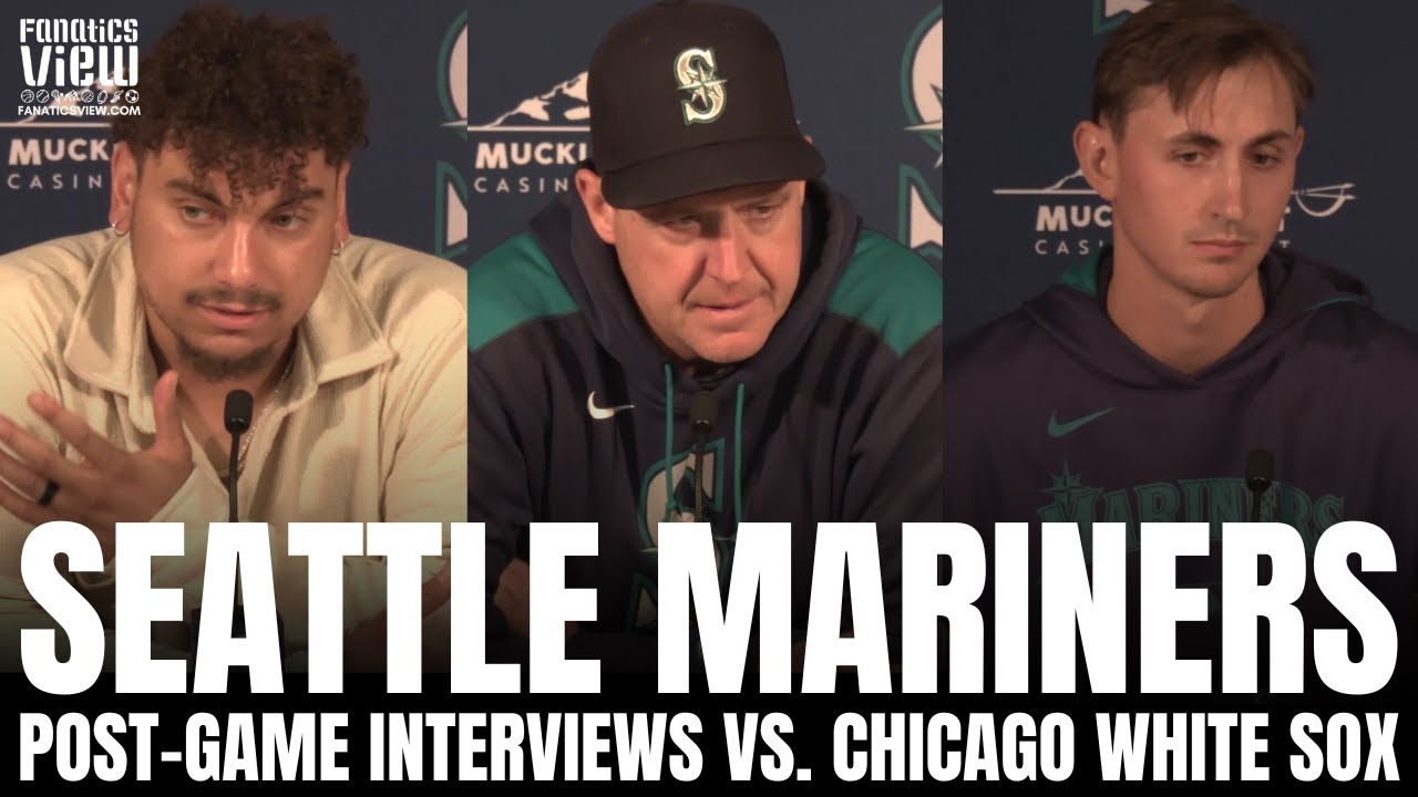 Josh Naylor, George Kirby & Dan Wilson Discuss World Series Aspirations, Josh Naylor Base Stealing