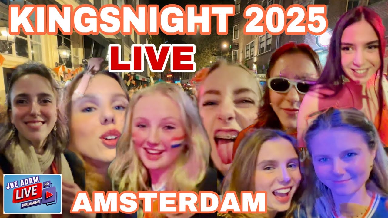 🔴 LIVE: King's Night 2025 in Amsterdam 🇳🇱 Koningsdag 2025