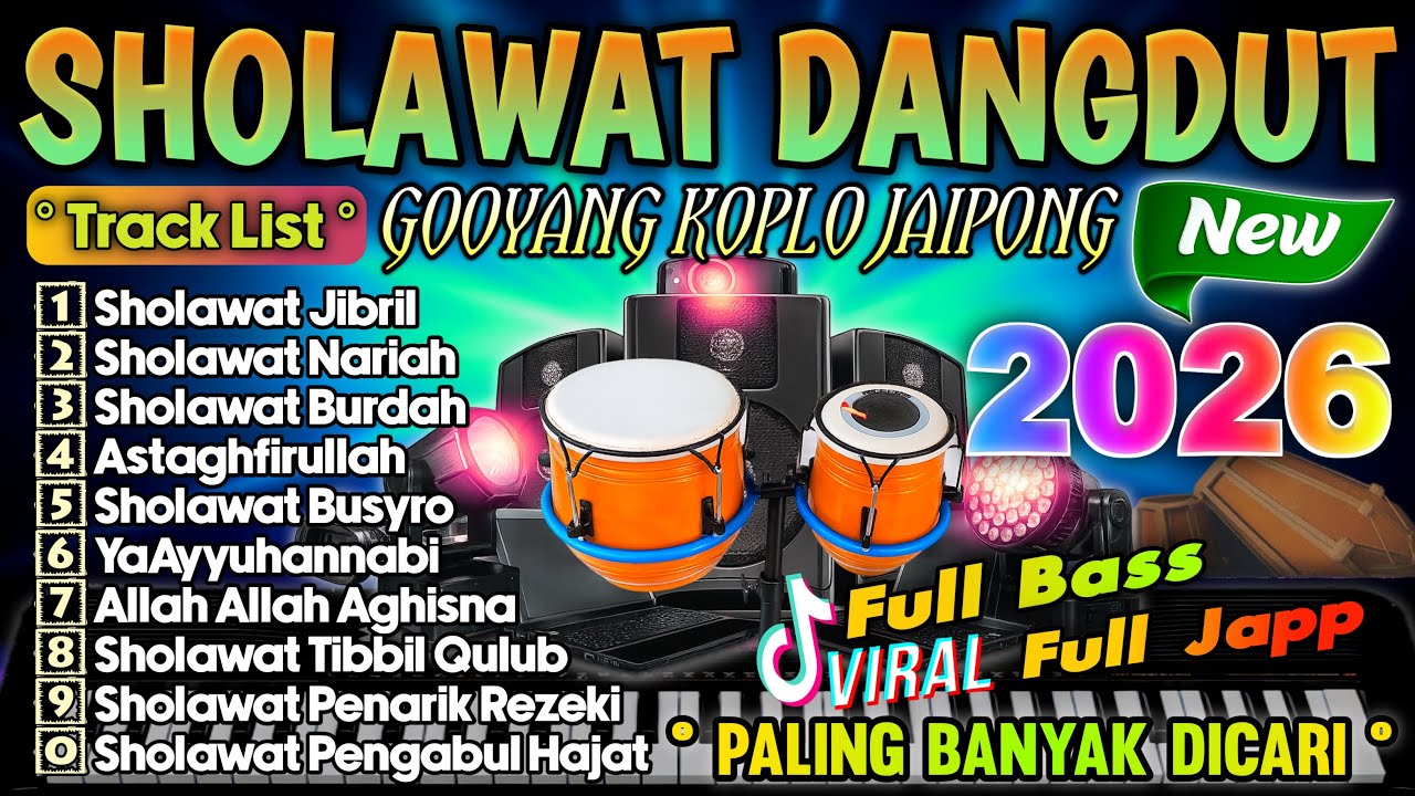 PALING DICARI!! DANGDUT SHOLAWAT MERDU 2026✨LENGKAP LIRIK SHOLAWAT | PAS DIDENGAR PAS DI HATI