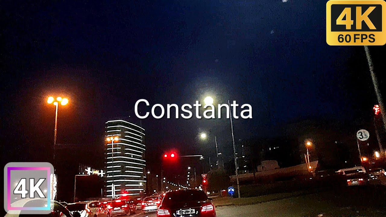 Night Drive in Constanta - Romania...
