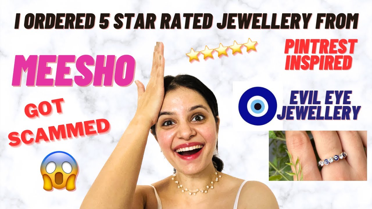 ‘HUGE’ MEESHO JEWELLERY HAUL EVERYDAY AESTHETIC DAINTY NECKLACE BRACELETS RINGS 🧿 GOT SCAMMED 😱