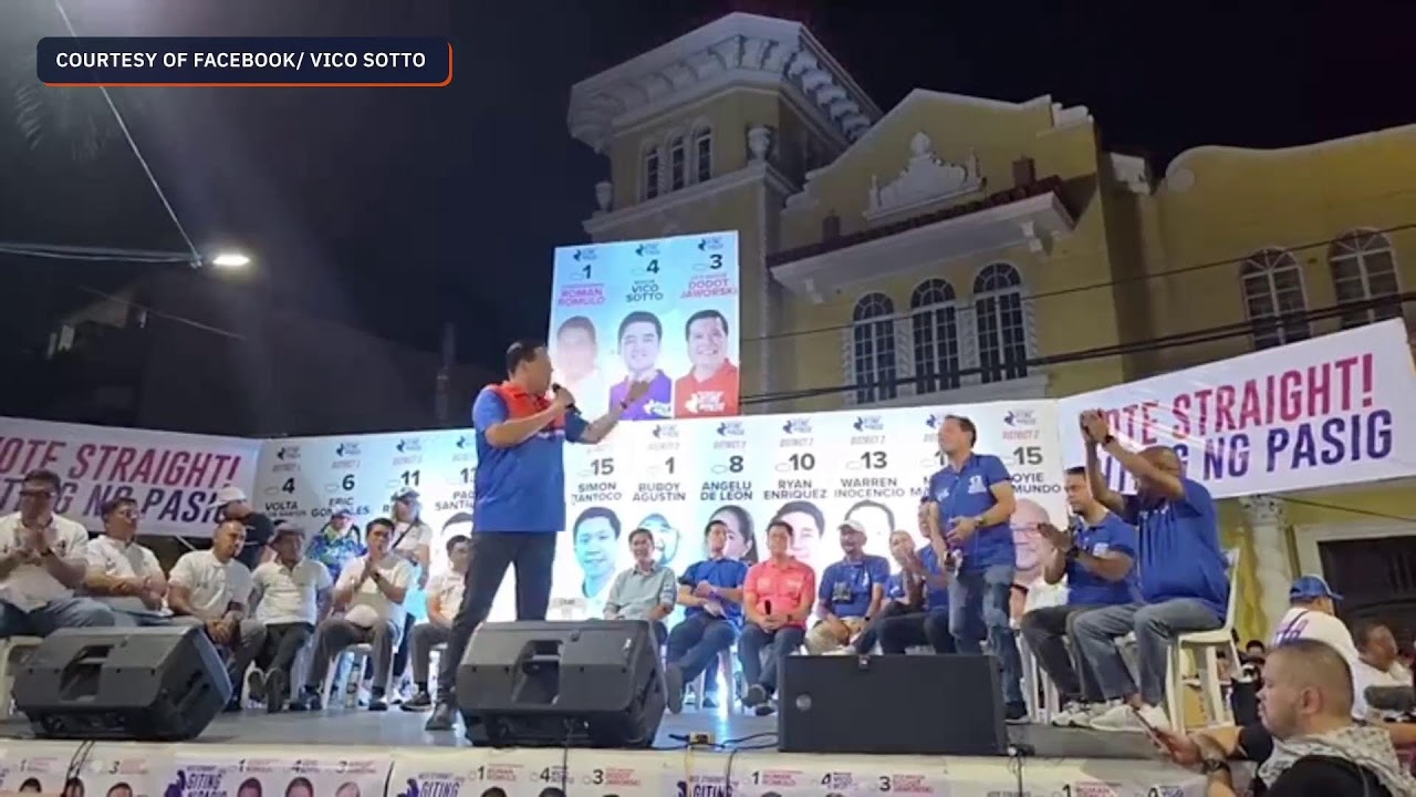 LIVESTREAM: Vico Sotto’s Giting ng Pasig holds miting de avance