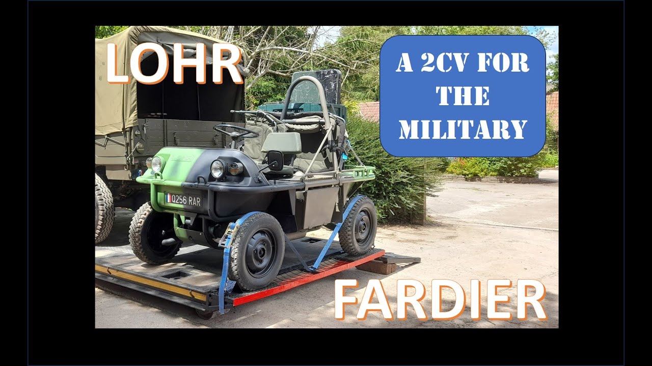 Военная модификация 2CV. Военная машина десантников. Lohr Fardier. Бывшая военная машина.