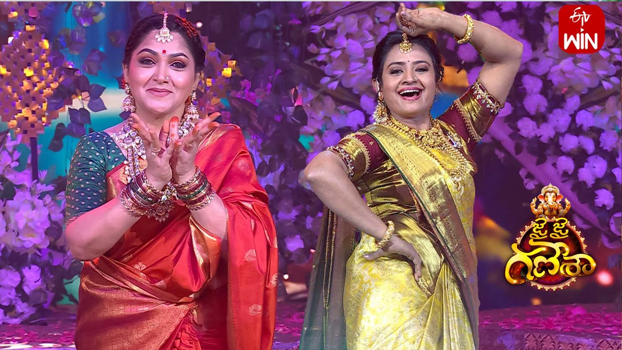 Indraja & Kushboo Dance Performance | Jai Jai Ganesha | 7th September 2024  | ETV Telugu
