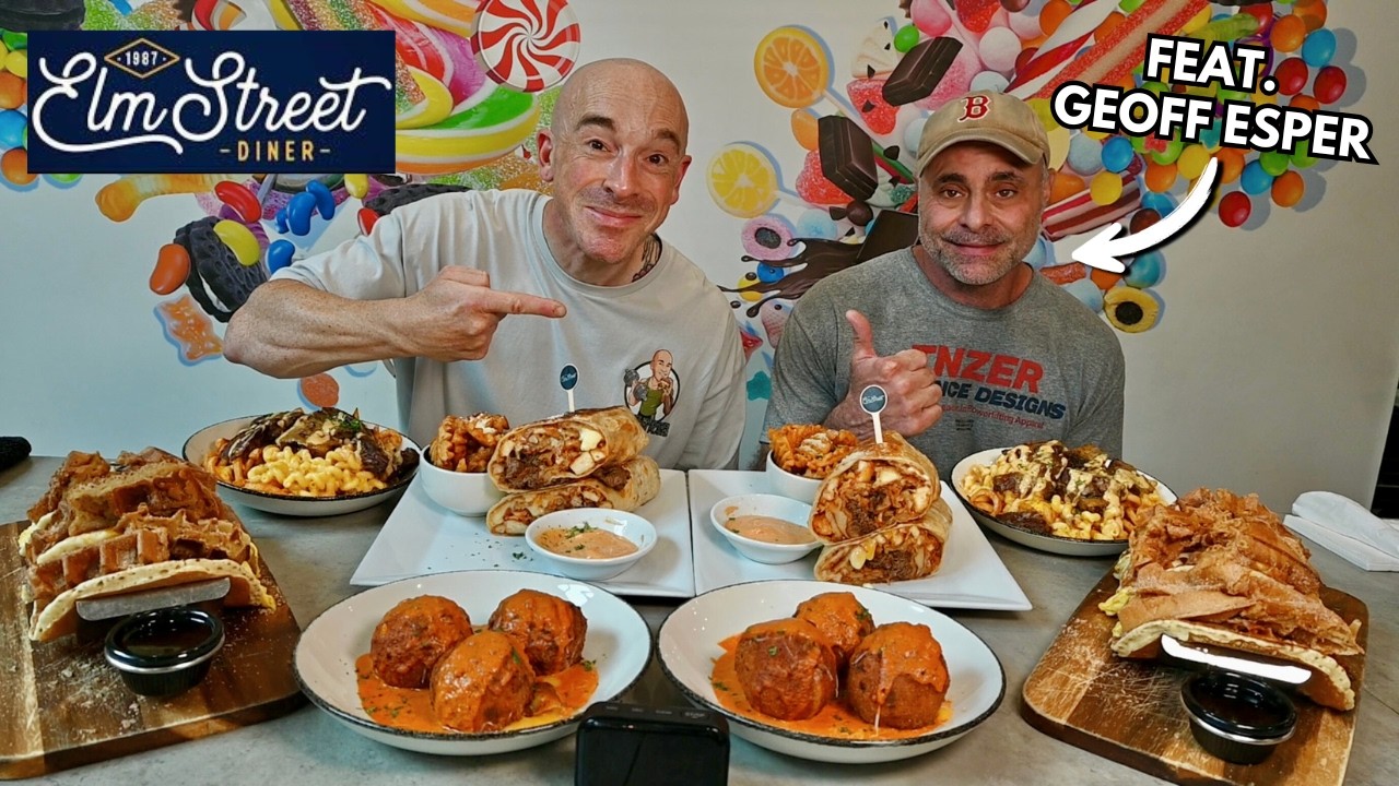 THE MOST 'VIRAL' DINER CHALLENGE EVER | FEAT @Geoff Esper