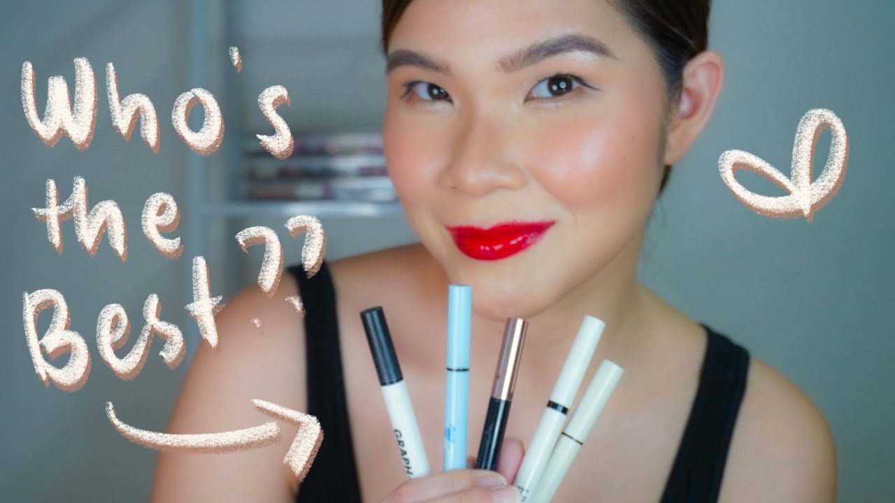 LOCAL EYELINERS WHO'S THE BEST SMUDGEPROOF WATERPROOF TEST Careline Blk Happy Skin Strokes Teviant