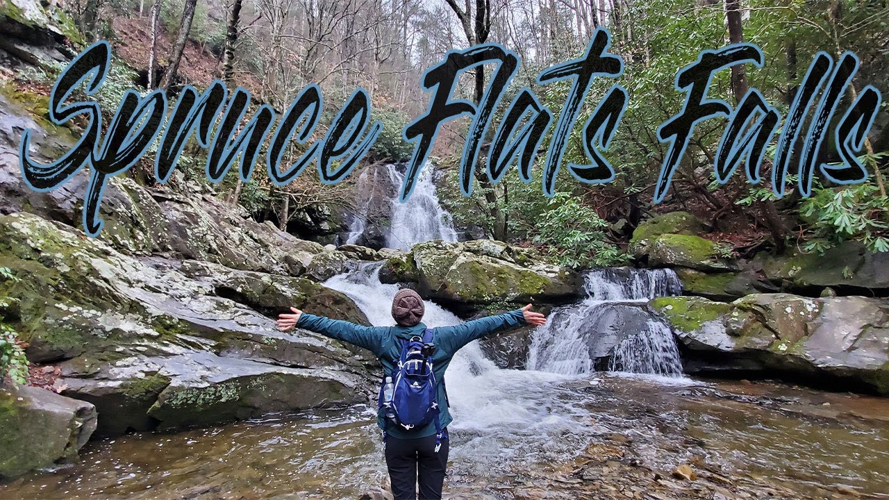 Spruce Flats Falls | Waterfall Hikes In Tennessee | Beautiful Waterfall In The Great Smoky Mountains