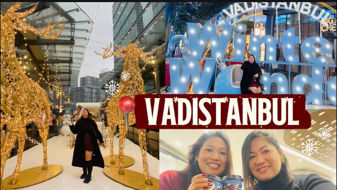 📍Vadistanbul shopping mall Christmas decorations 🎄🎅 it was memorable day ❤️#istanbul #Vadistanbul