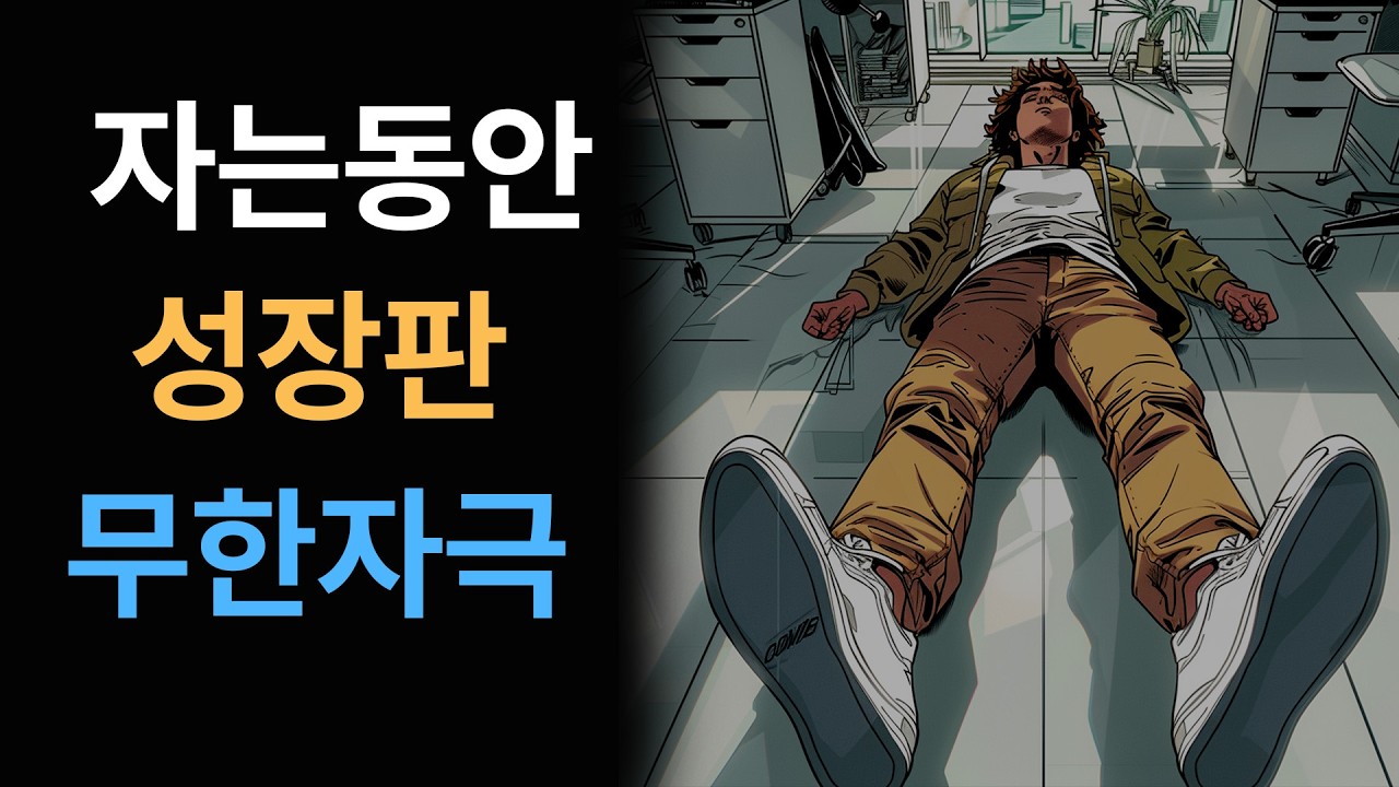 다리 키크는 & 꿀잠자는 수면유도 멜라토닌 성장판 성장호르몬 인코딩 + 음악
