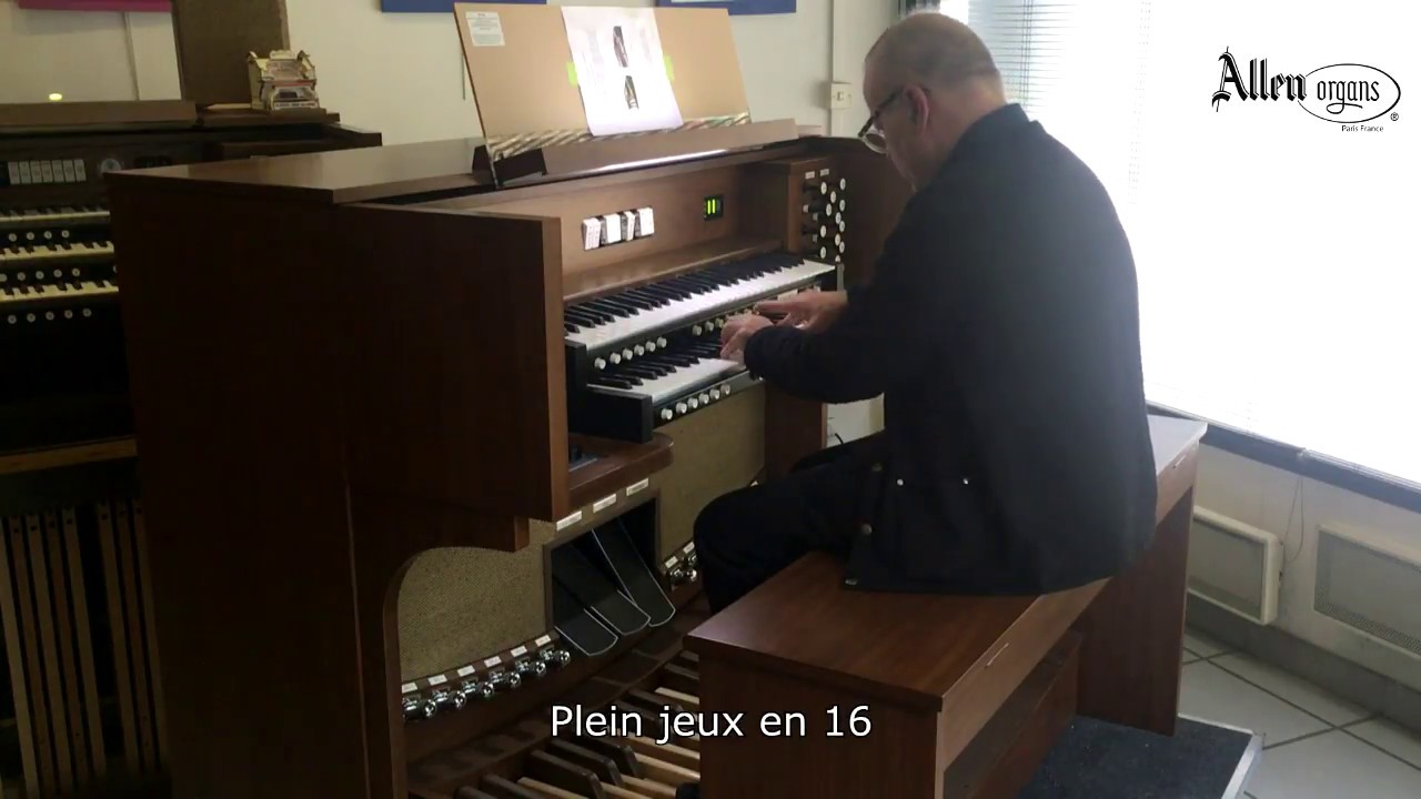 Démonstration orgue Allen CF-15DK  - Orgue Arp Schnitger