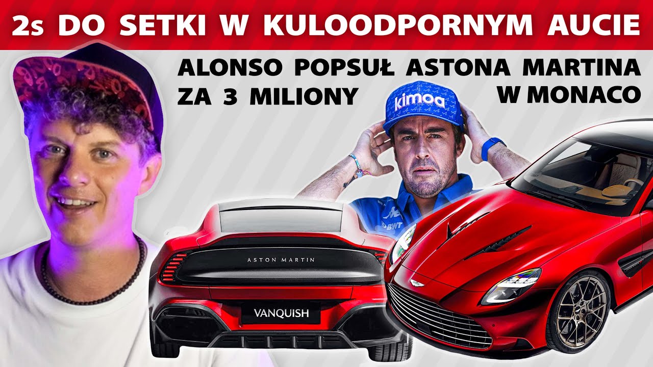 Pancerne auto 2s 0-100 / Alonso zepsuł SuperAstona w Monaco  / Koniec elektryk&oacute;w w Polsce?