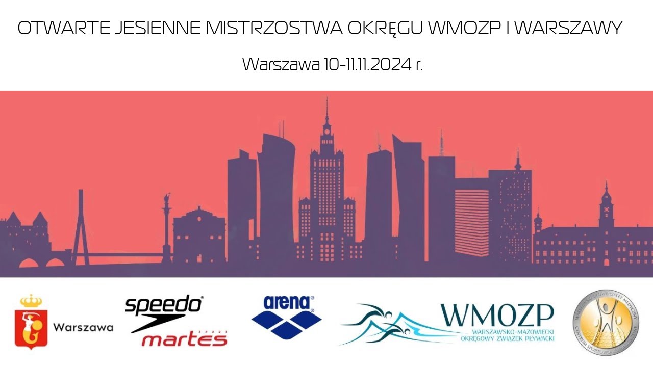 Otwarte Jesienne Mistrzostwa Okręgu Warszawsko Mazowieckiego i Mistrzostwa Warszawy - Blok I