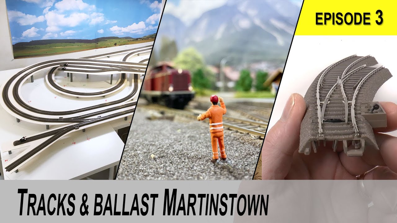 Laying Tracks & Ballast - Building a Beginners Model Railroad from ground up.