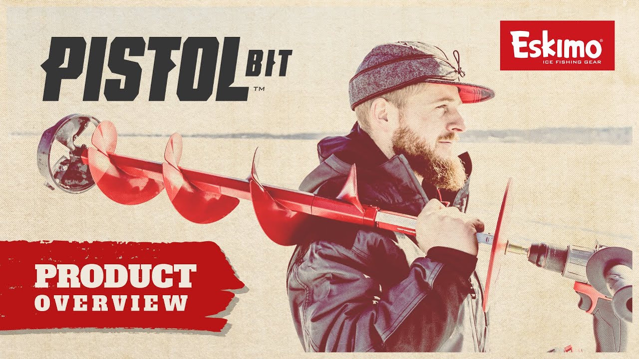 Eskimo Pistol Bit - Run and Gun Drill-Adaptive Ice Auger