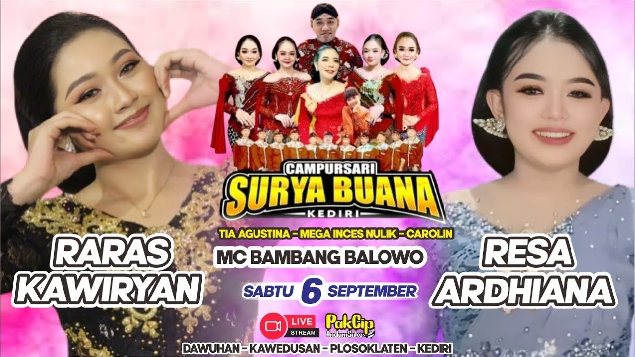 #LiVE CAMPURSARi SURYA BUANA || 06-09-2025 || DSN DAWUAN DS KAWADUSAN PLOSOKLATEN KEDiRI MALAM iNi