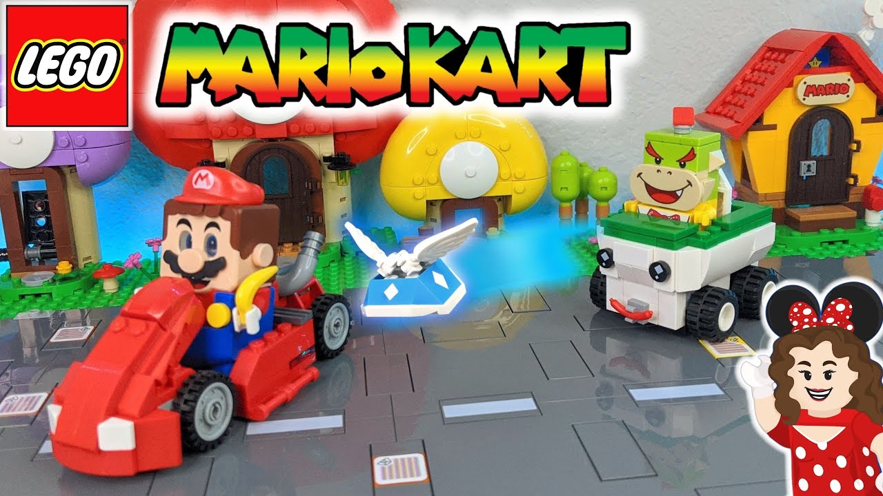 I Hate Those Blue Shells! // LEGO Mario Kart MOC with New 2021 Road Plates