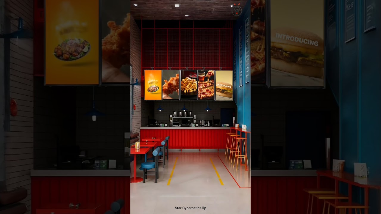 Step-by-Step Restaurant Digital Menu Board Installation | Star Cybernetics LLP